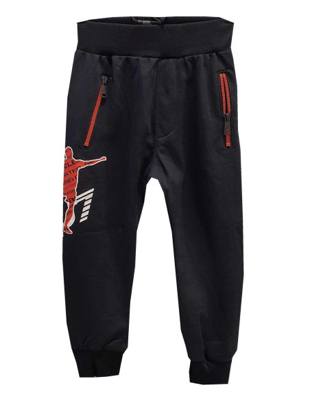 Pantalón fino dibujo chándal niño 