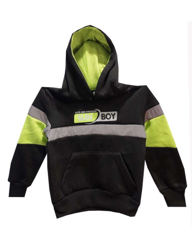 Sudadera manga larga boy amarillo niño 