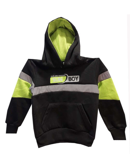 Sudadera manga larga boy amarillo niño 