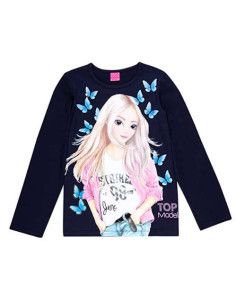 Camiseta manga larga top model 98 niña 