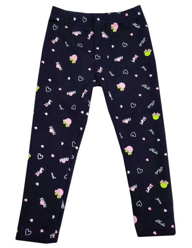 Leggings gruesos love niña 
