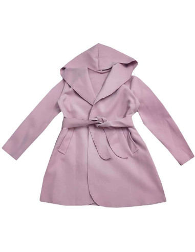 Chaqueta con cinturón niña 