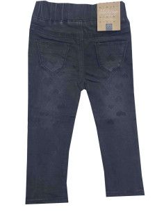 Pantalón denim corazones bebé niña  2