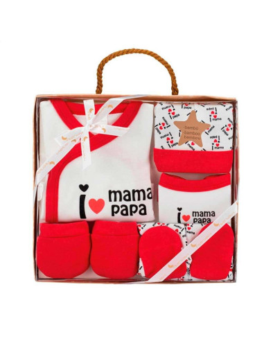 Caja regalo rojo primera puesta 