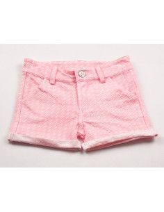 Pantalón rosa corto niña 