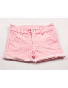Pantalón rosa corto niña 