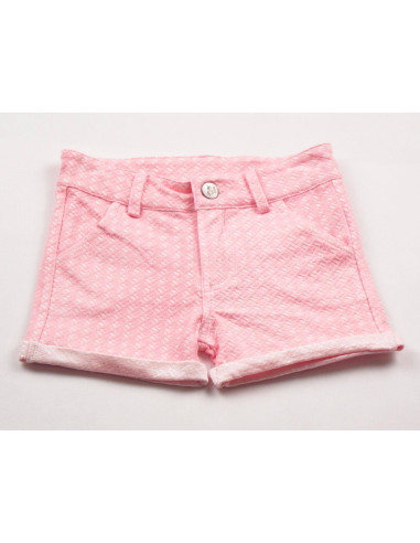 Pantalón rosa corto niña 