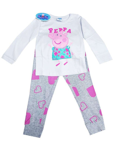 Ropa para bebe Pijama manga larga fino Pepa pig niña
