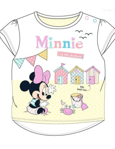 Ropa para bebe Camiseta manga corta Minnie bebé niña