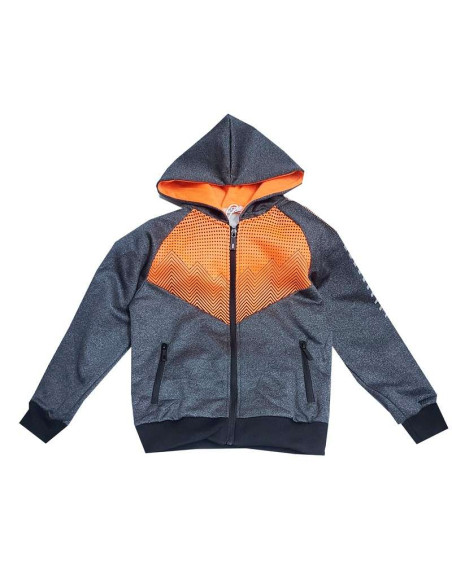 Chándal dos piezas naranja niño 