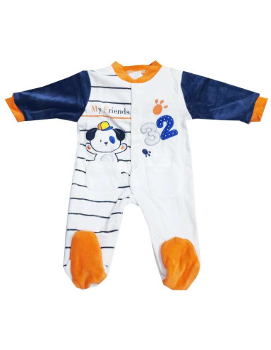 Pijama largo tundosado 32 bebé 