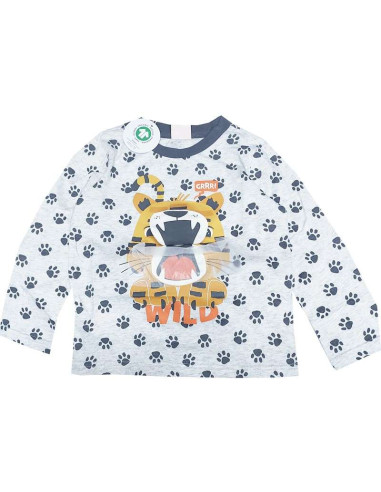 Pijama manga larga tigre niño 