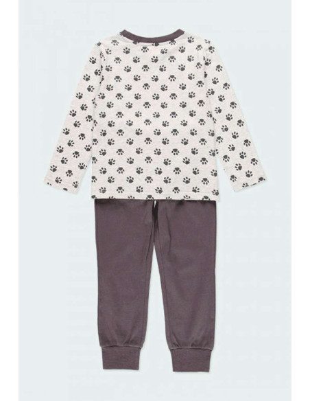 Pijama manga larga tigre niño 