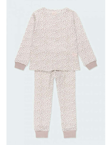 Pijama manga larga print niña 