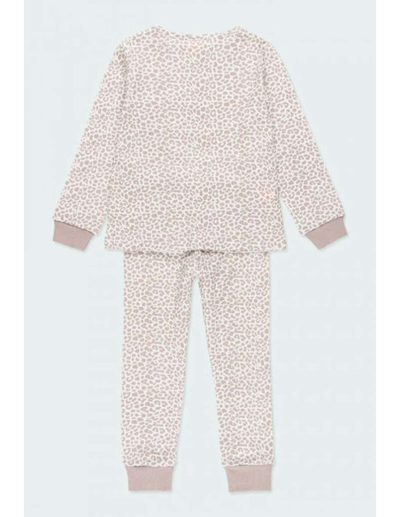 Pijama manga larga print niña 