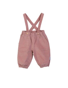 Pantalón con tirantes de bebé niña 