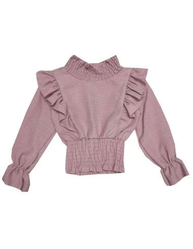 Blusa manga larga volantes niña [product.brand] 1 - Ropa para Bebé | dyley | 