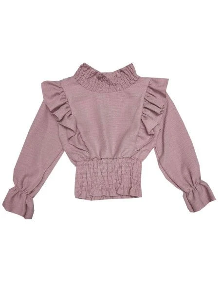 Blusa manga larga volantes niña [product.brand] 1 - Ropa para Bebé | dyley | 