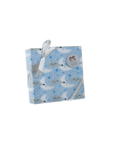 Manta doralina luna azul 