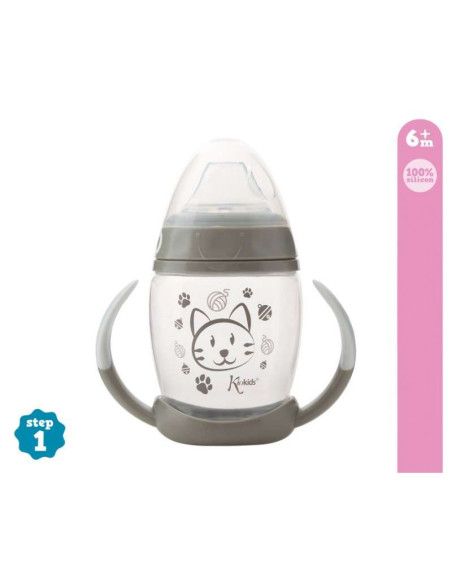 Taza aprendizaje gato bebé 