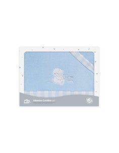 Sabana cuna coralina honey bear azul  2