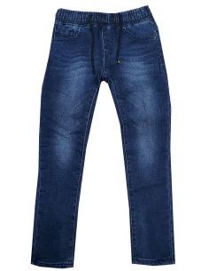 Pantalón tejano con goma niño 