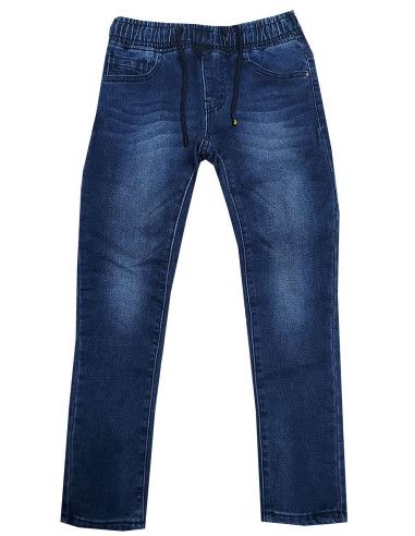 Pantalón tejano con goma niño 