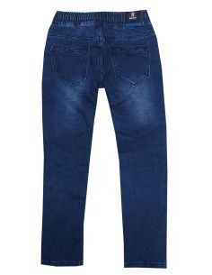 Pantalón tejano con goma niño  2