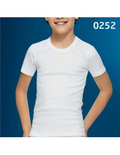 Camiseta manga corta interior niño 