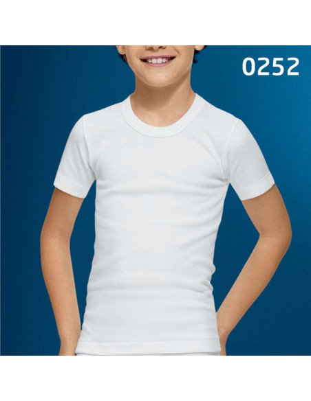 Camiseta manga corta interior niño 