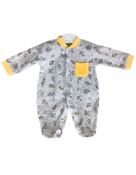 Pijama largo tundosado espacio bebé [product.brand] 1 - Ropa para Bebé | dyley | 