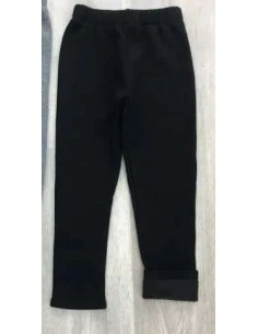 Leggings gruesos niña negro 