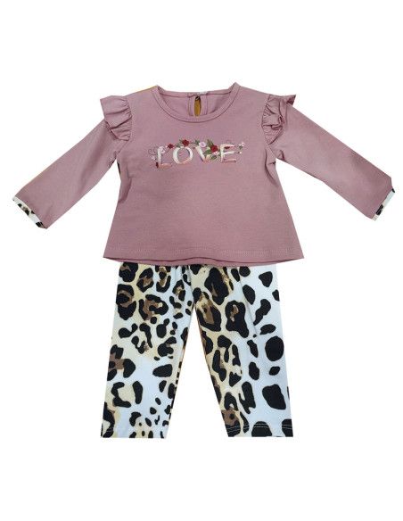 Conjunto love bebé niña [product.brand] 1 - Ropa para Bebé | dyley | 