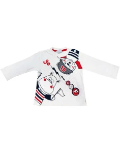 Camiseta manga larga off bebé niño 