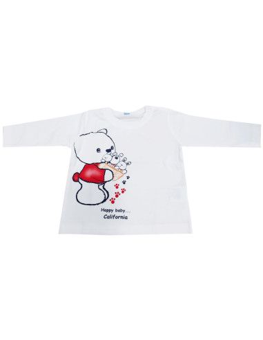Camiseta manga larga california bebé niño 