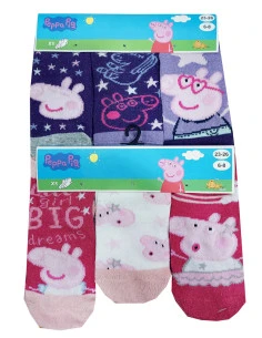 Pack calcetín Pepa pig 