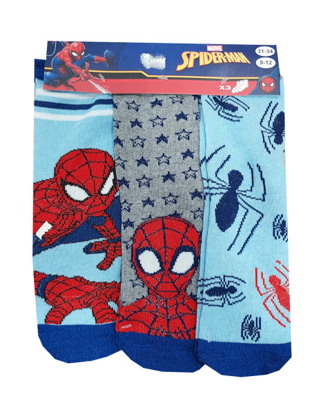 Pack calcetín Spiderman 