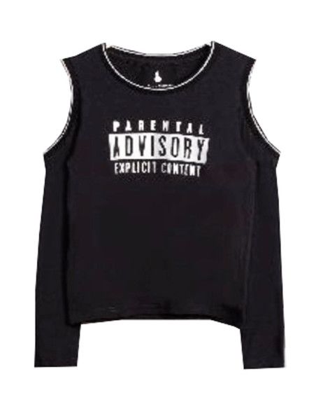 Camiseta sin hombro niña 