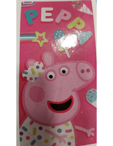 Toalla de playa Pepa pig de niña 