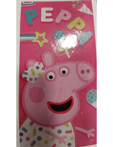 Toalla de playa Pepa pig de niña 