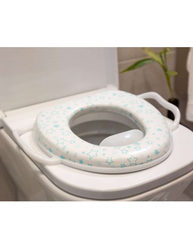 Reductor de asiento wc azul 