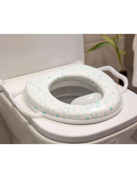 Reductor de asiento wc azul 