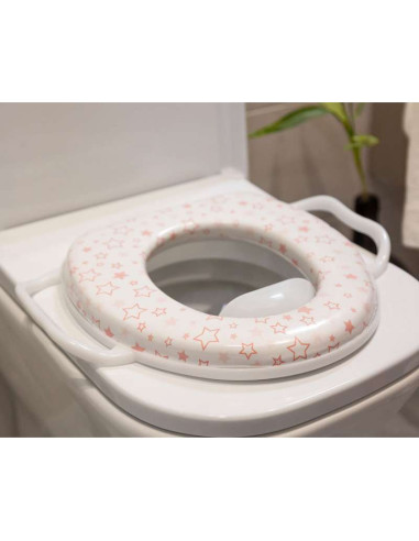 Ropa para bebe Reductor de asiento wc rosa