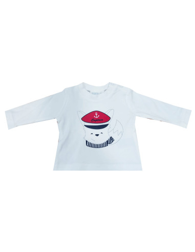 Camiseta manga larga oso bebé niño 1 - Ropa para Bebé | dyley | 