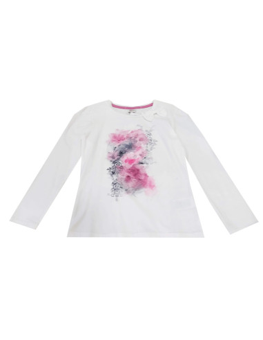 Camiseta manga larga lazo niña 