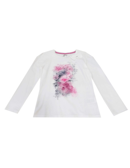 Camiseta manga larga lazo niña 