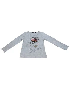 Camiseta manga larga I LOVE YOU niña 
