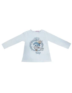 Camiseta manga larga things bebé niña 