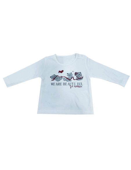 Camiseta manga larga gatitos bebé niña [product.brand] 1 - Ropa para Bebé | dyley | 