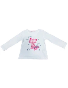 Camiseta manga larga Pretty bebé niña 